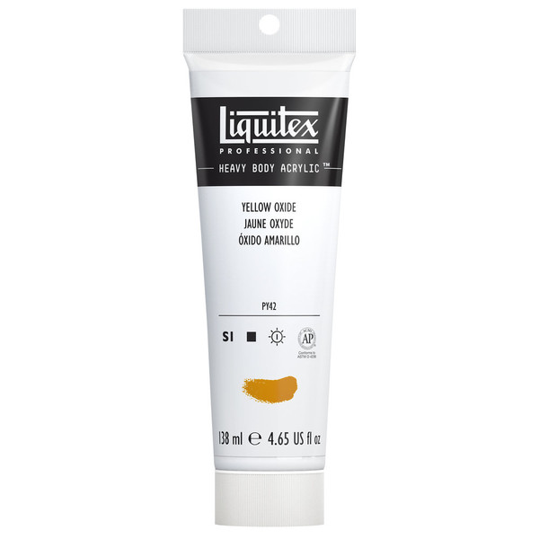 372224, Liquitex Heavy Body, Yellow Oxide, 4.65oz.