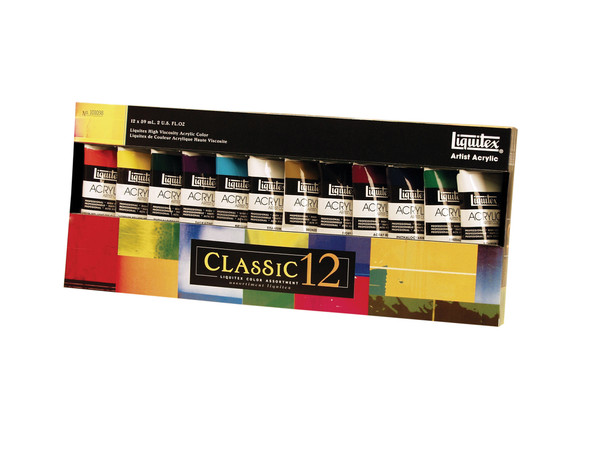 372226, Liquitex Heavy Body Design & Color Set, 12x2oz.