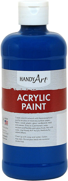 376012, Handy Art Acrylic, Phthalo Blue, 16oz.