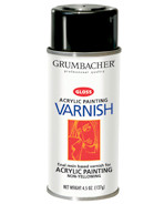 373528, Grumbacher Acrylic Spray Varnish, 4oz.