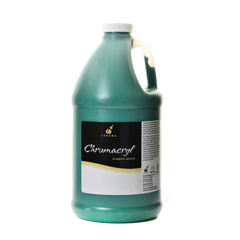 372906, Chromacryl School Acrylic, Deep Green, 64oz.