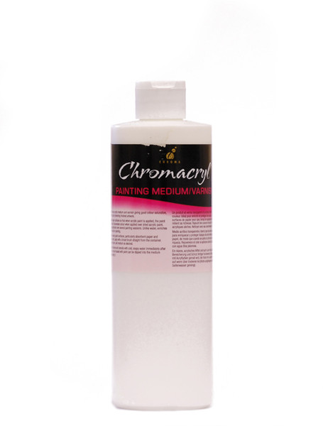 373005, Chromacryl Water Based Varnish, 16oz.