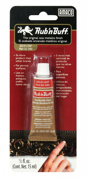 370242, Rub'n Buff, Gold Leaf, .5oz.