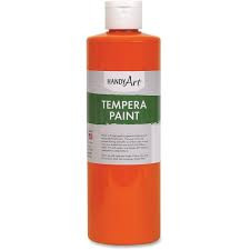 381003, Handy Art Tempera, Orange, 16oz.