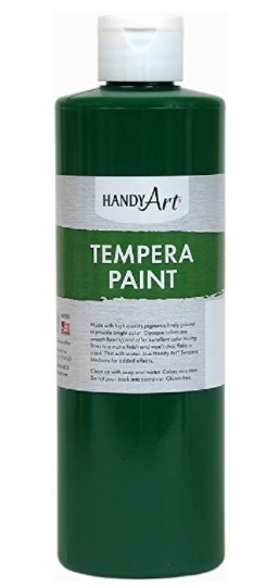 381010, Handy Art Tempera, Green, 16oz.