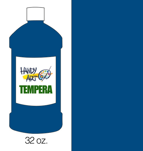 381022, Handy Art Tempera, Blue, 32oz.