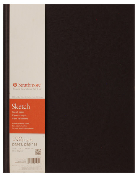 341688, Strathmore Hardbound Sketch Book 400srs, 11"x14"