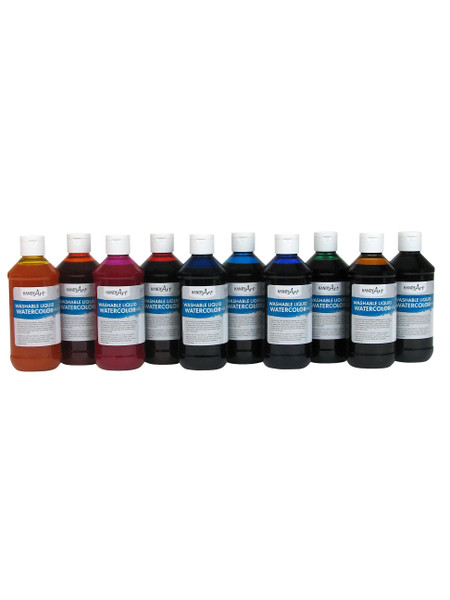 382122, Handy Art Basic Watercolor Kit, 10 colors, 8oz.