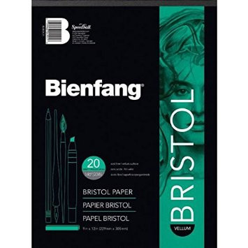 343000, Nelson White Bristol Board, 11"x14"