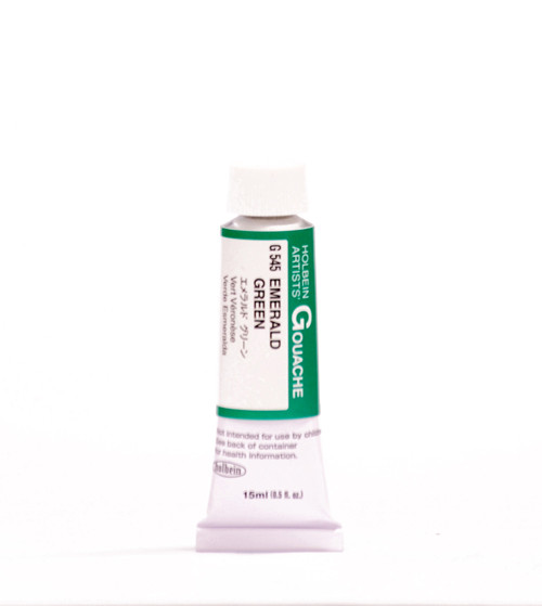 375705, Holbein Designer Gouache, Emerald Green, 15ml.