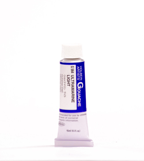 375728, Holbein Designer Gouache, Ultramarine Light, 15ml.