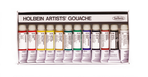 375766, Holbein Designer Gouache Artist Set, 12x5ml.