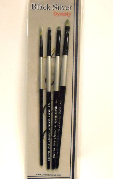406943, Black Silver BS-SH-3 Watercolor Brush Set