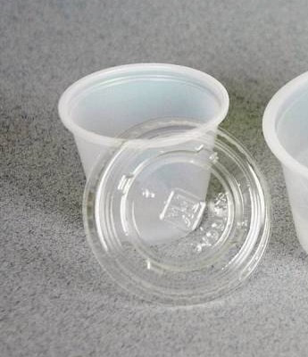 419116, Clear Plastic LIDS 1oz., 100/
