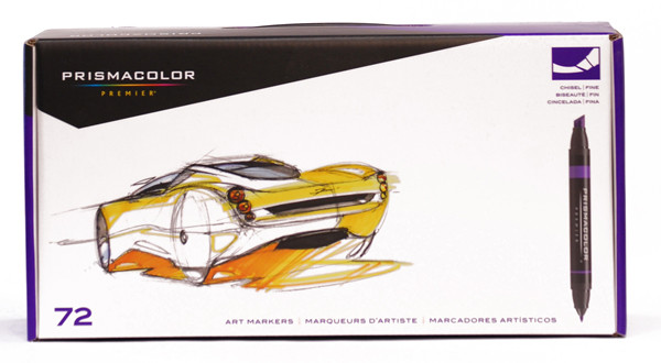 437832, Prismacolor Marker Set, BP72S, 72/Markers