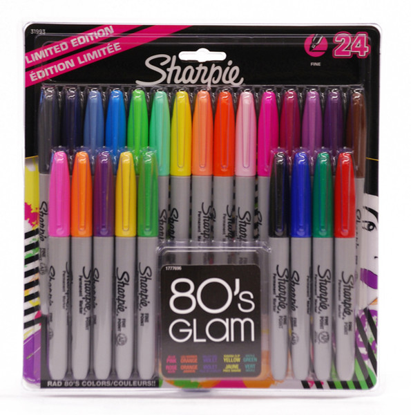 437931, Sharpie Set, Fine, Assorted, 24/markers