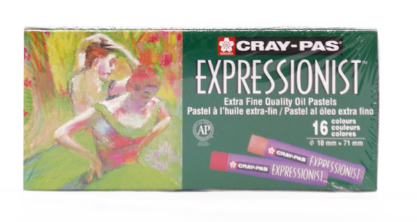447662, Cray-Pas Expressionist Oil Pastel Set, 16/pastel