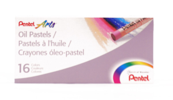 447601, Pentel Oil Pastel Set, 16/pastel