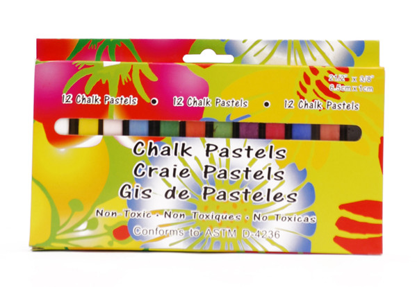 447595, Tacro Economy Soft Pastel, 12 color Set