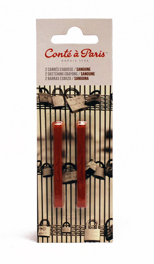 447267, Conte Crayons, Sanguine Natural, 2/box