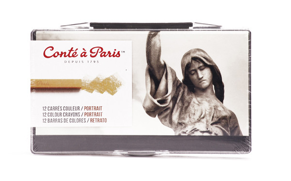 447280, Conte Portrait Color Crayon Set