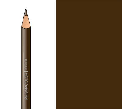 446145, Prismacolor Colored Pencils, PC946, Dark Brown