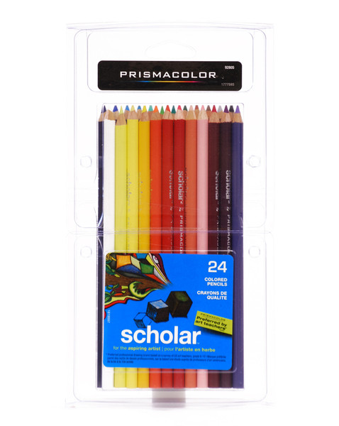446181, Prismacolor "Scholar" Art Pencils, 24 color Set