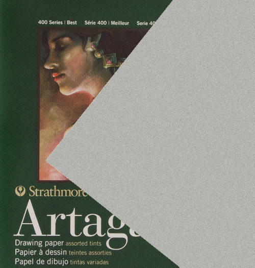 347121, Strathmore Artagain 400 Series Steel Gray, 19"x25", 25 Sheets