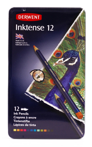 447726, Derwent Inktense Pencils, 12 color Set