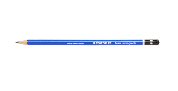 443014, Staedtler Mars Lumograph Pencil, 4B, Dozen