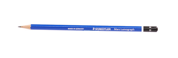 443008, Staedtler Mars Lumograph Pencil, H, Dozen
