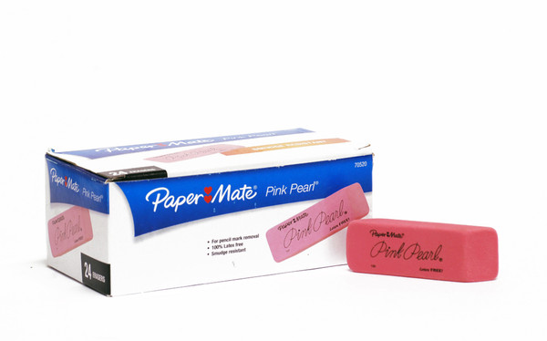 474207, Pink Pearl Eraser, Medium, 2 dz.