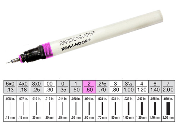 509007, Rapidiograph Technical Pen, 2