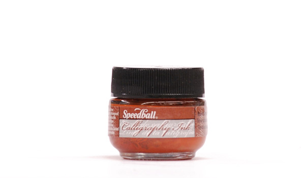 511559, Speedball Artist Pigmented Acrylic Inks, 1/2oz., Burnt Umber