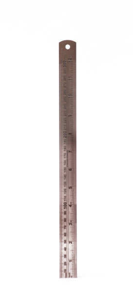 557112, Stainless Steel Rulers, 12"