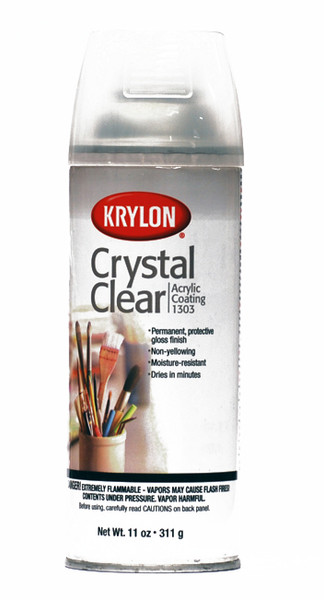 572316, Krylon Crystal Clear, 11 oz. Spray Can