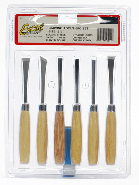 571114, Woodcarving Tool Set, 6/Chisels