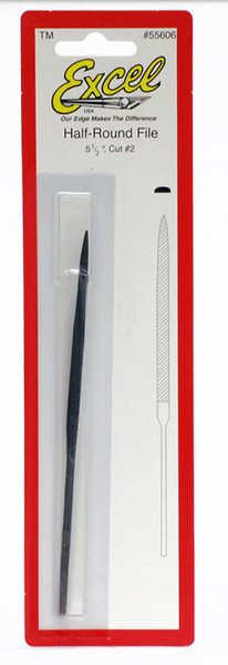 572663, Needle File, 1/2 Round