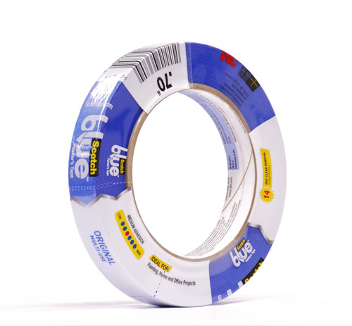 572218, 3M Blue Painters' Tape, 3/4" x 60yd.
