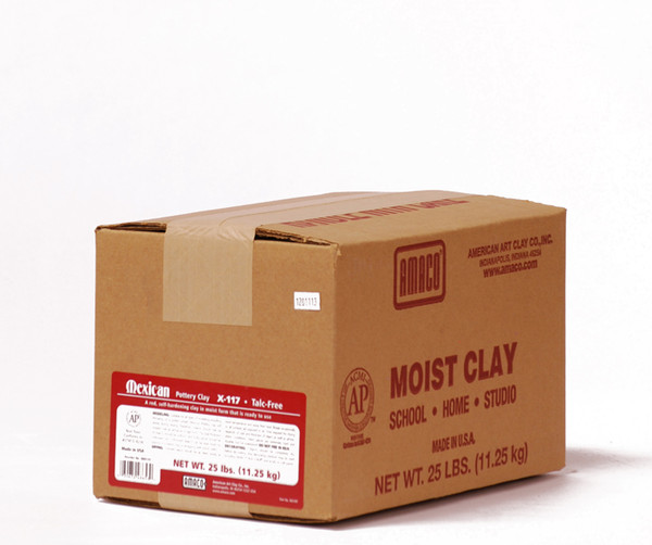 617717, Mexican Pottery Clay, 25lb.pkg.