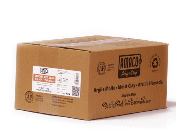 617710, Amaco Sedona Red Clay,  No.67, Low Fire, 50lbs.
