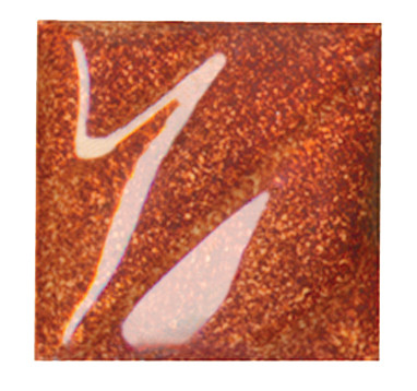 611224, Amaco Gloss Glaze , Lead Free, Cone 06-05, Pint, LG-36, Freckled Brown