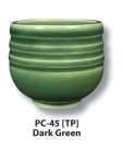 612627, Amaco Potter's Choice Glaze, PC-45, Dark Green, Pint