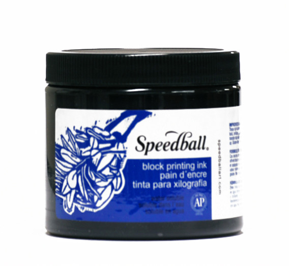 623700, Speeball Water Soluble Printing Ink, Black, 1lb. Can