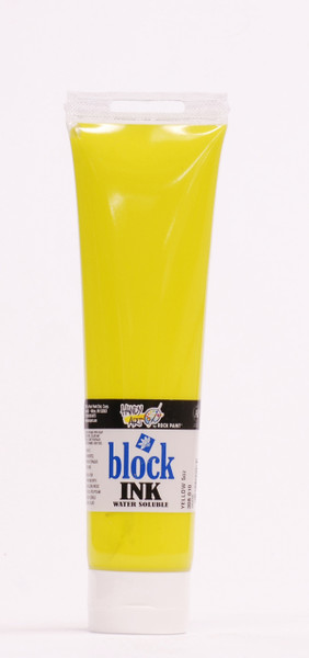 625001, Handy Art Water Soluble Block Printing Ink, Yellow, 150ml.