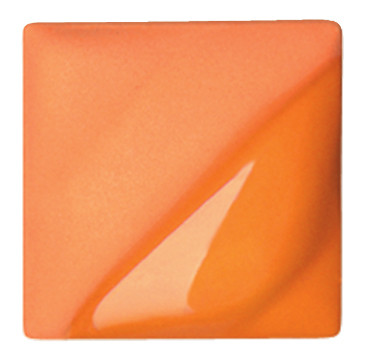 612580, Amaco Velvet Underglaze, V-384, Real Orange, Pint