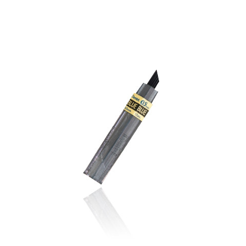 452531, Pentel Super Hi-Polymer Colored Lead .5mm, Blue