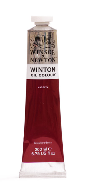 372693, Winton Oil Colour, Magenta, 200ml.