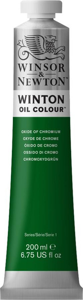 372696, Winton Oil Colour, Oxide of Chromium, 200ml.
