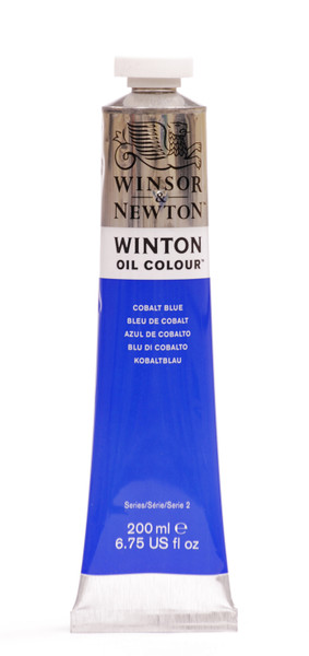 372681, Winton Oil Colour, Cobalt Blue, 200ml.